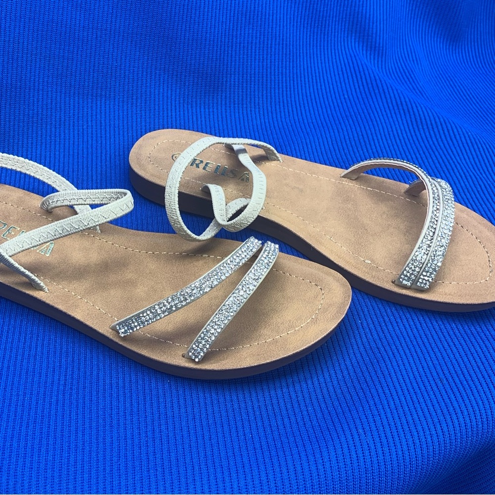 Rhinestone Brown Sandals